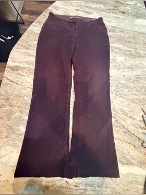 Eddie Bauer Jeans Womens 8 Dark Wash Straight Leg Classic Fit Denim Cords